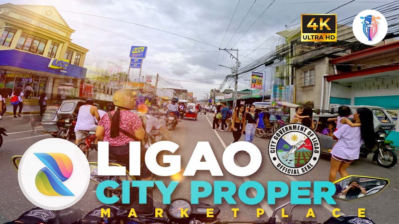 LIGAO CITY CENTRO PAMILIHANG BAYAN ALBAY | 4K MOTOR RIDE POV 🏍️