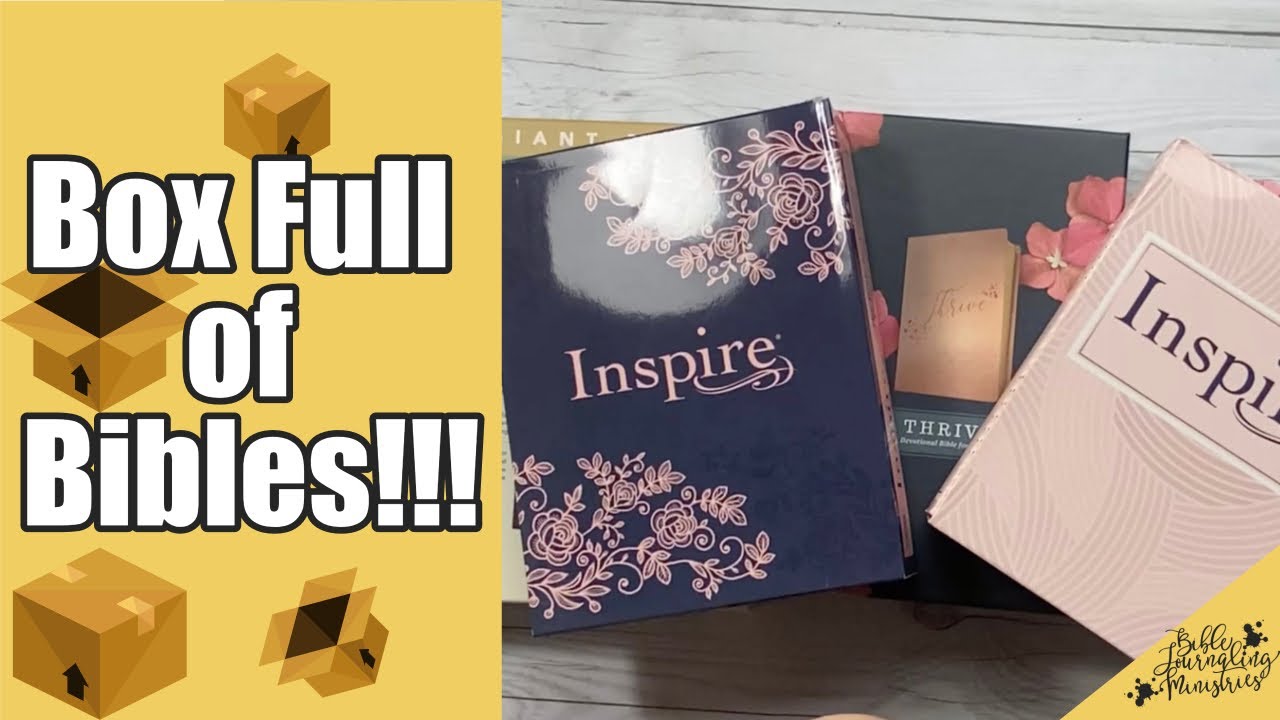 Unboxing An Entire Box Full of Bibles!!!!