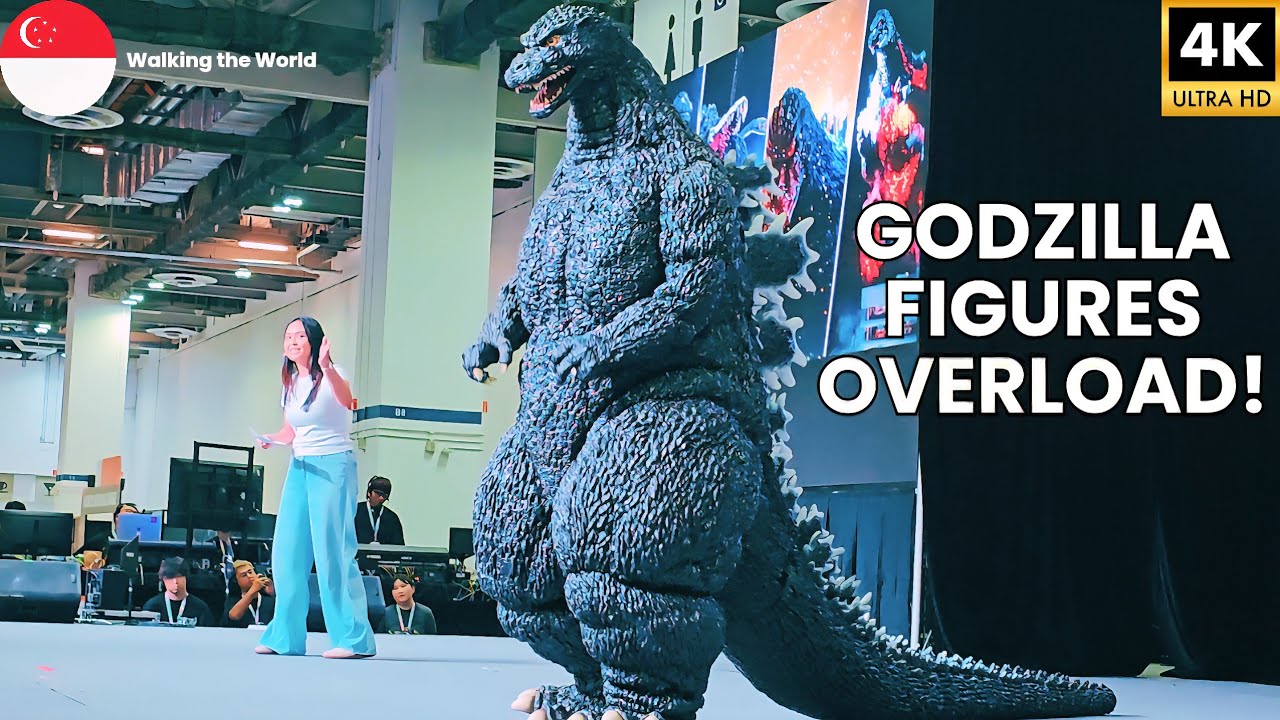 GODZILLA HEAVEN! Exclusive Figures + FULL Merch Tour at Singapore Comic Con 2025 [4K]