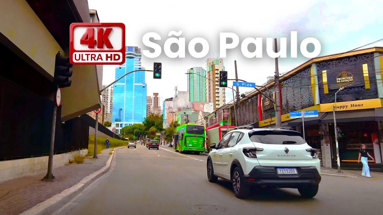 🇧🇷 Dirigindo por São Paulo do Parque Peruche até Santana | 4K POV
