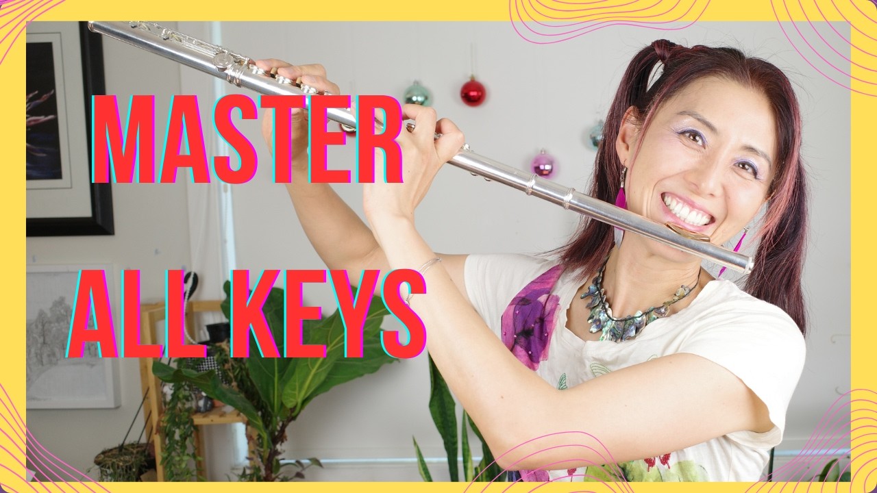 【Improv in All 12 Keys】Let's practice improvising in all 12 keys with a handy backing track!