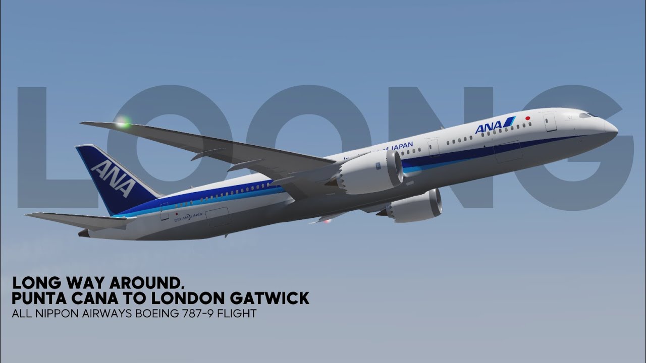 Long Way Around - All Nippon Airways BOEING 787-9 Flight | Project Flight