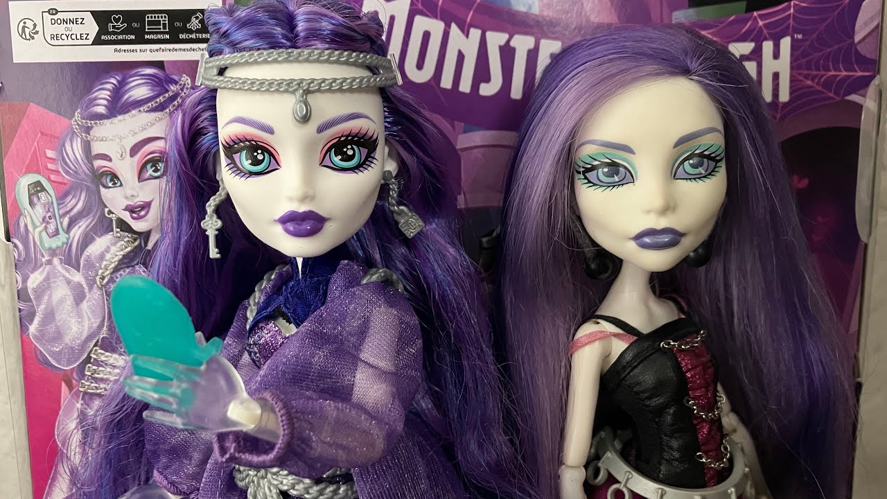 MONSTER HIGH G3 SPECTRA VONDERGEIST DOLL REVIEW + UNBOXING (featuring my wife!)