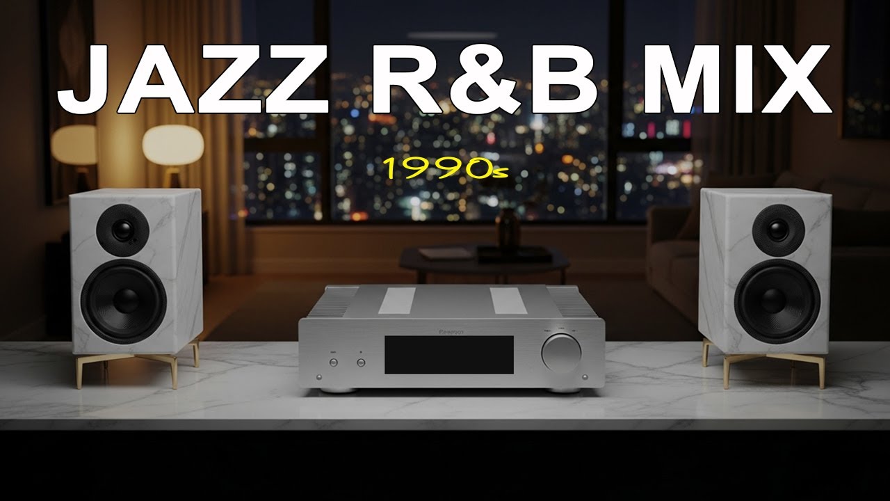 Jazz R&B Mix - 1990s | Relaxing Evening Ambience for Chill & Focus.