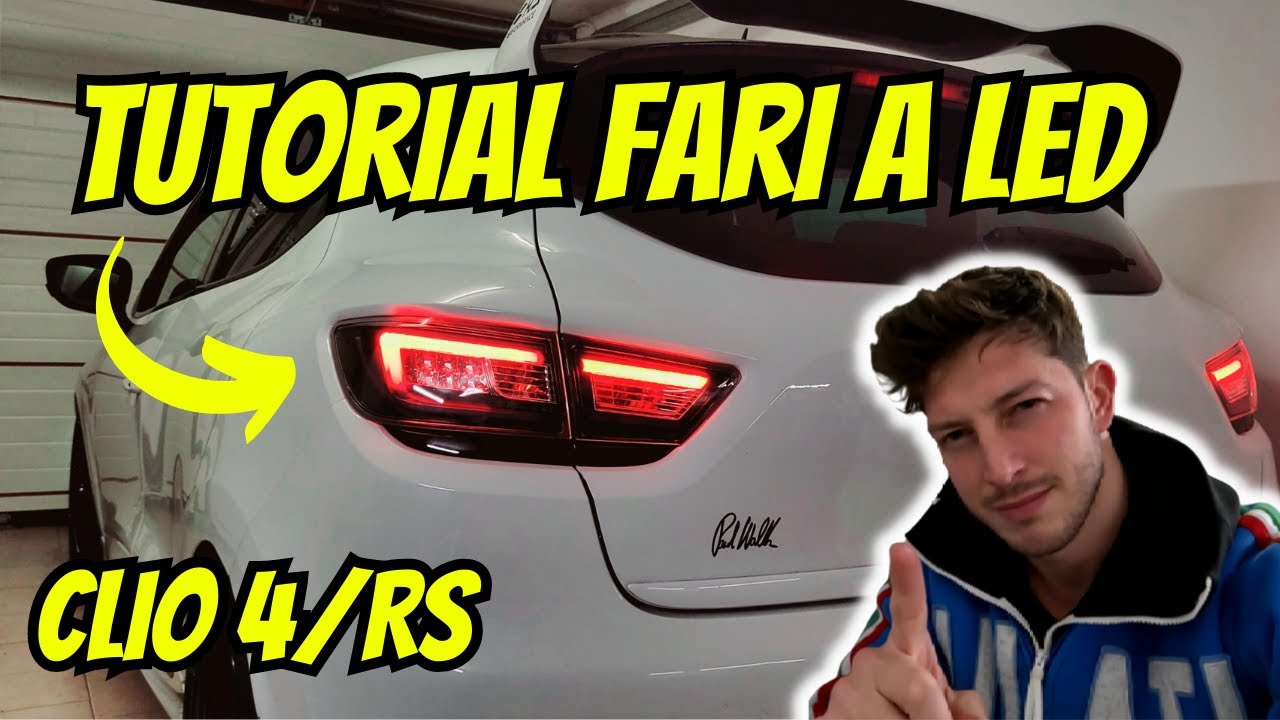 FARI A LED CLIO 4/RS TUTORIAL MONTAGGIO