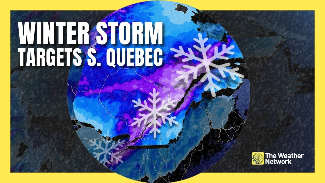First Major Snowfall for Montreal and Quebec City This Season | #forecast