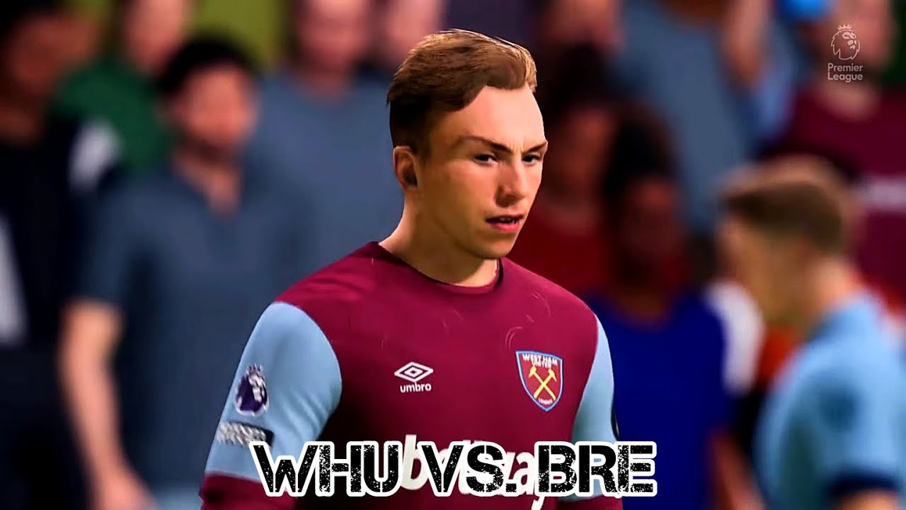 EA FC 24 Gameplay - West Ham United VS. Brentford EPL (No Commentary)