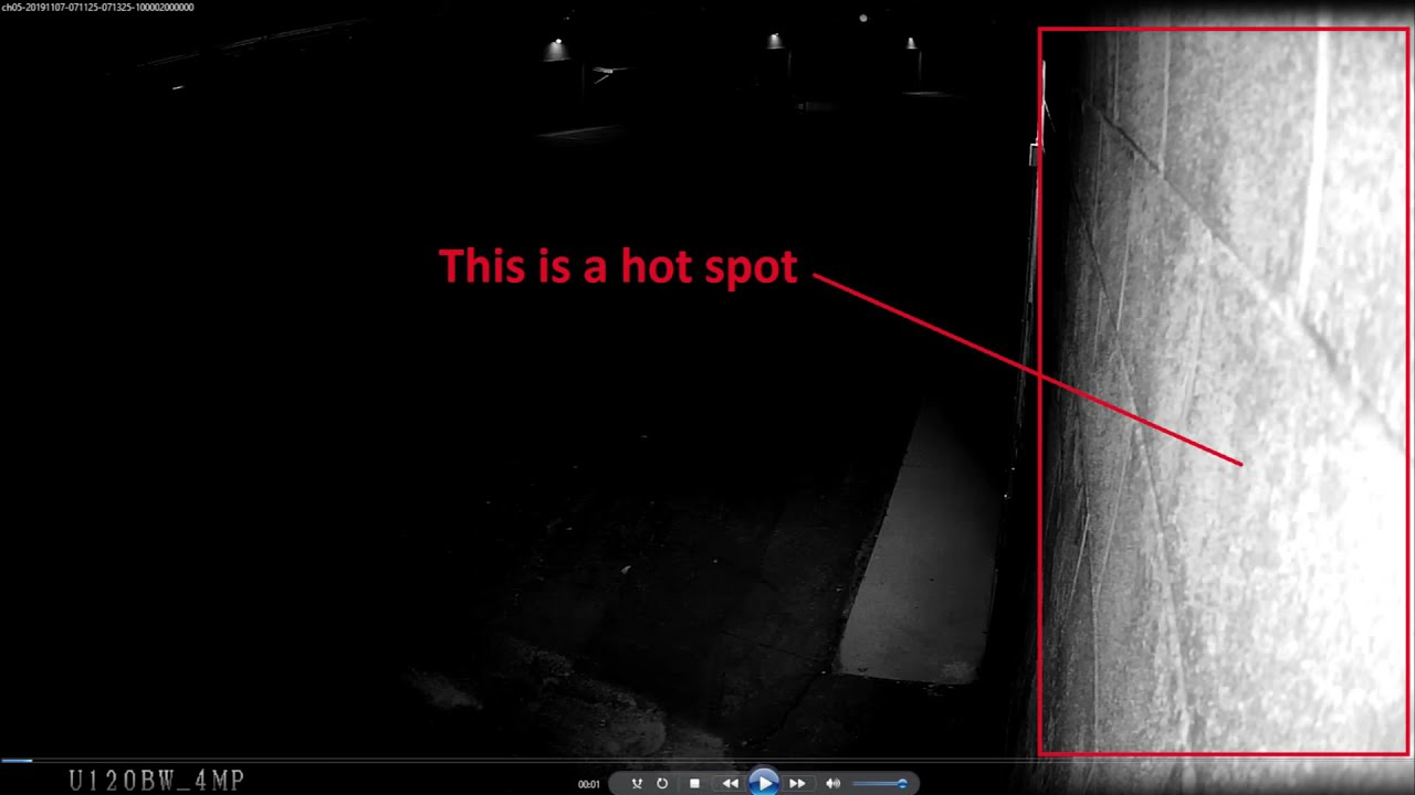 Troubleshooting Security Cameras - How to eliminate night vision hot spots and floaty things.