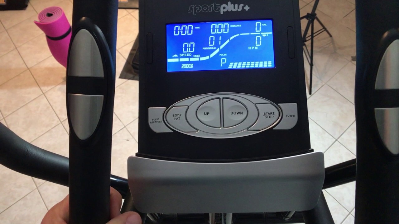 SportPlus SP-ET-9800-iE Crosstrainer mit Smartphone-Steuerung über Cardiofit App