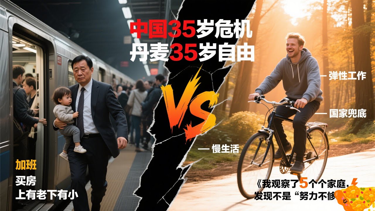 中国35岁危机 VS 丹麦35岁自由：我观察了5个家庭，到底问题出在哪里了？