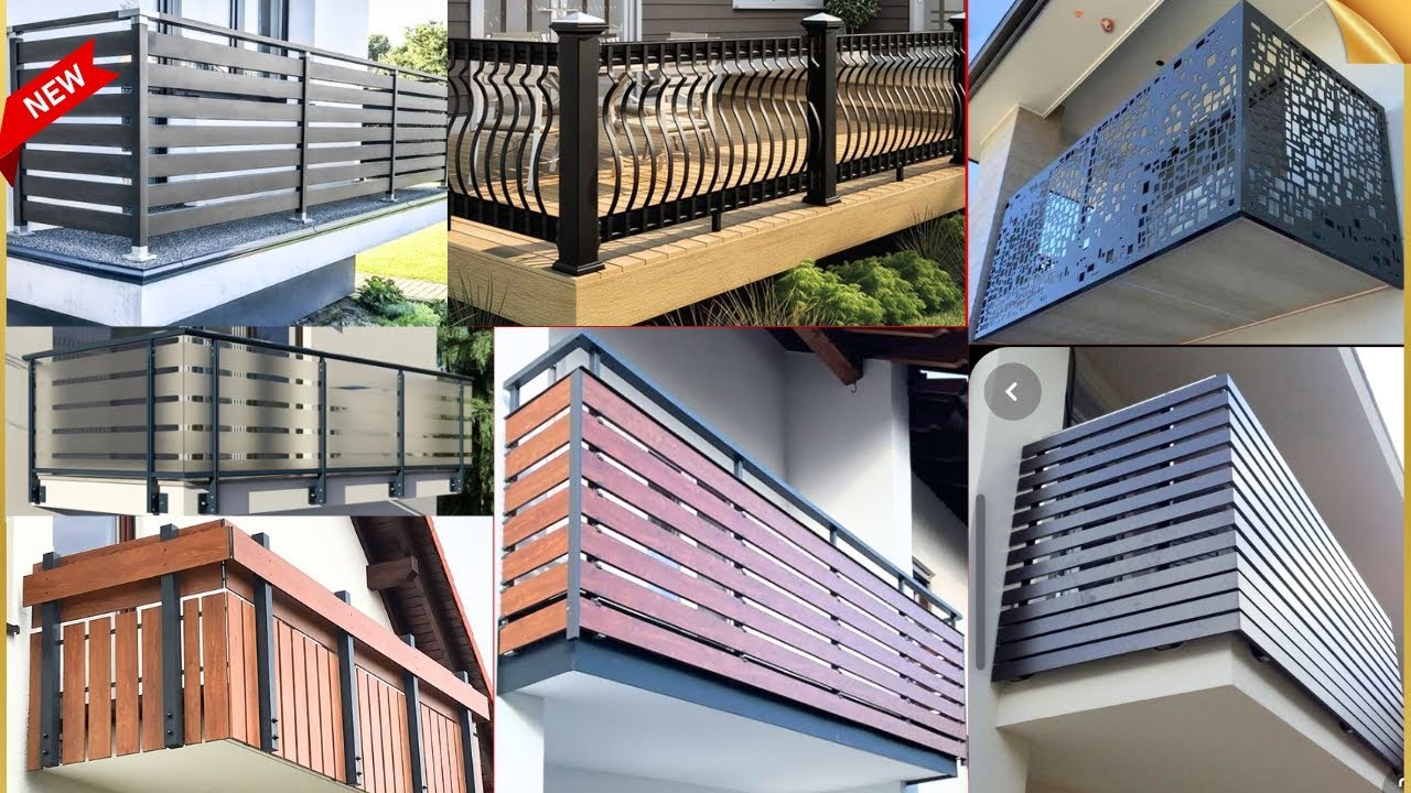 Modern Balcony Grill Design Ideas | Stylish & Safe Balcony Railing Designs