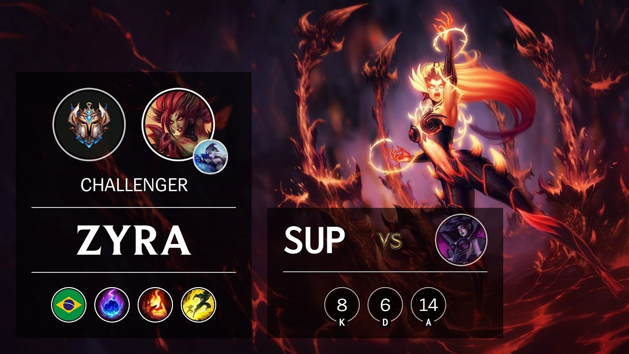 Zyra Support vs Morgana - BR Challenger Patch 9.21