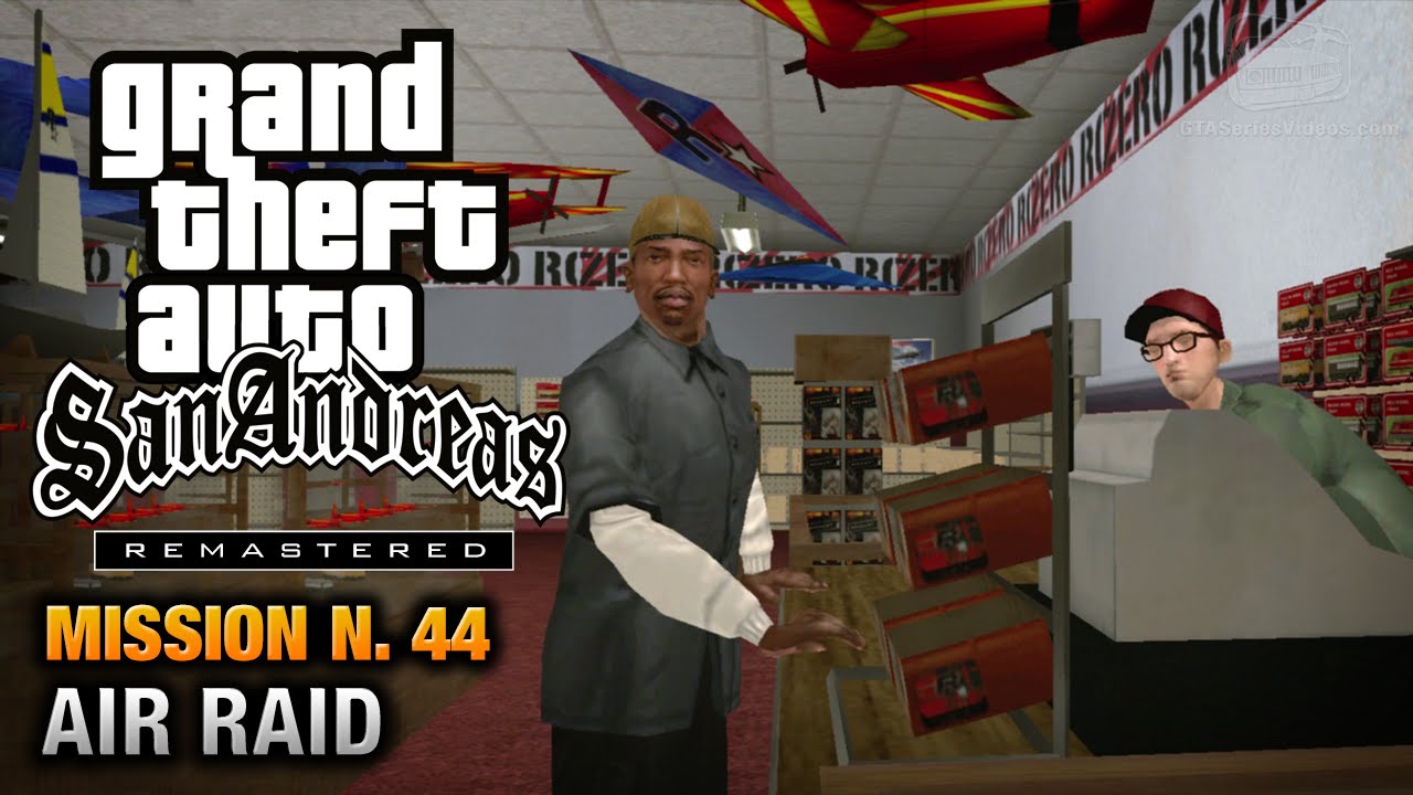 GTA San Andreas Remastered - Mission #44 - Air Raid (Xbox 360 / PS3)