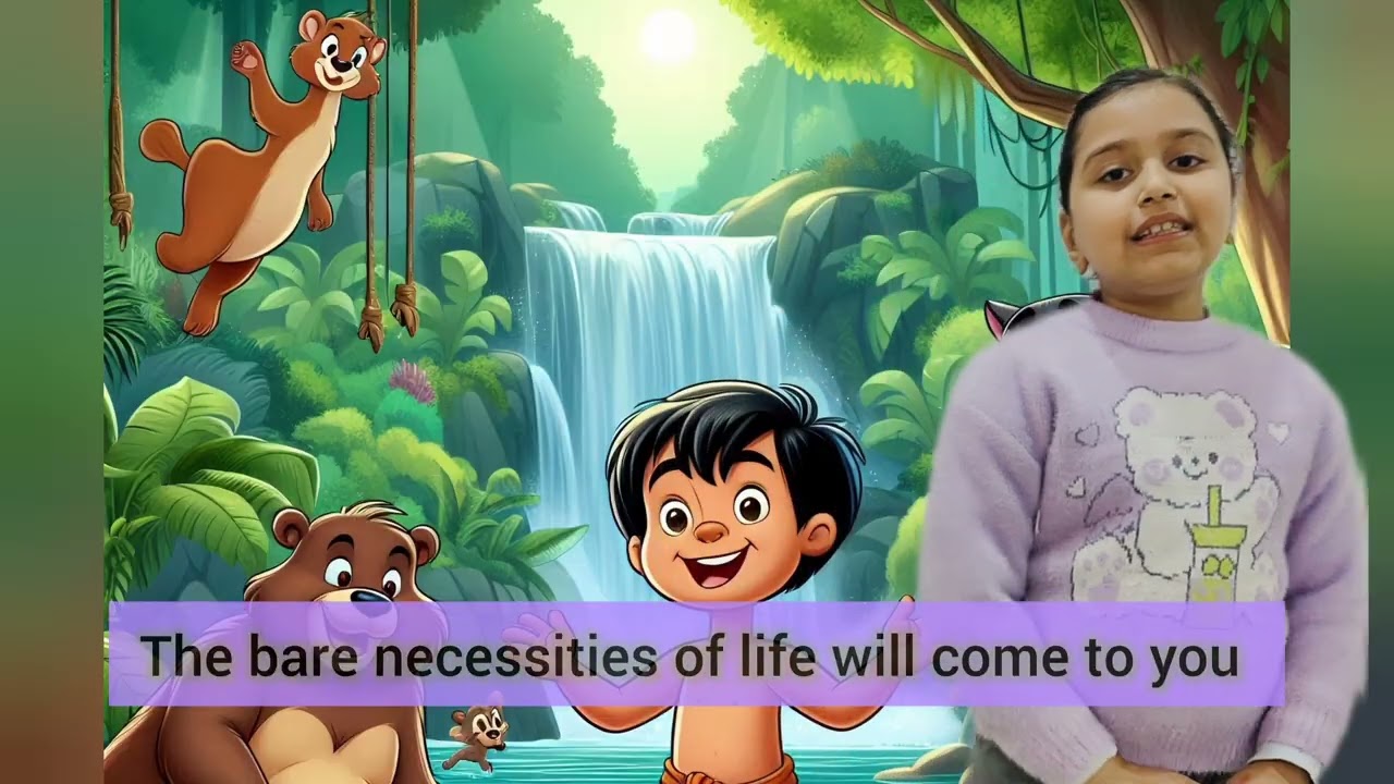 Look for the bear necessities | Kids Song |Jungle book | School Talent Show 