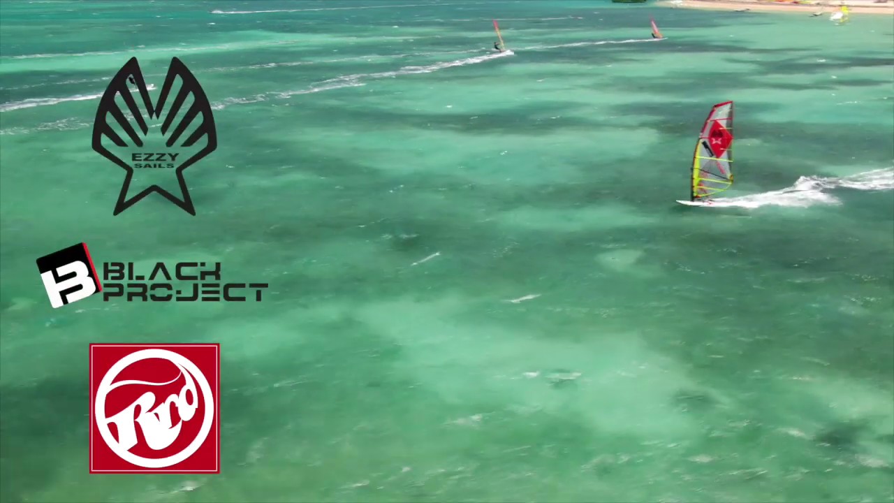 Windsurf Chop Hop - drone angles & slo mo shot in Tobago