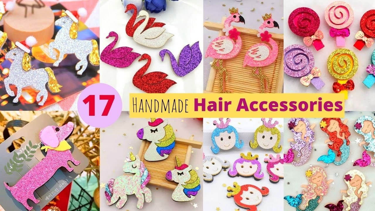 17 Glamorous DIY Hair Accessories You Should Try Today/  Hair Accessories For Girls