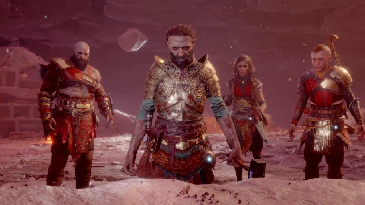 Pelea contra Odín. GOW RAGNAROK