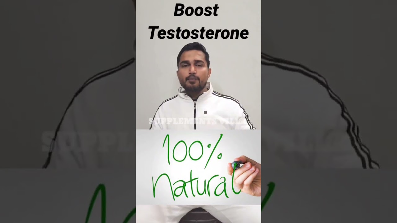 BOOST TESTOSTERONE NATURALLY 😲| #shorts #supplementsvilla