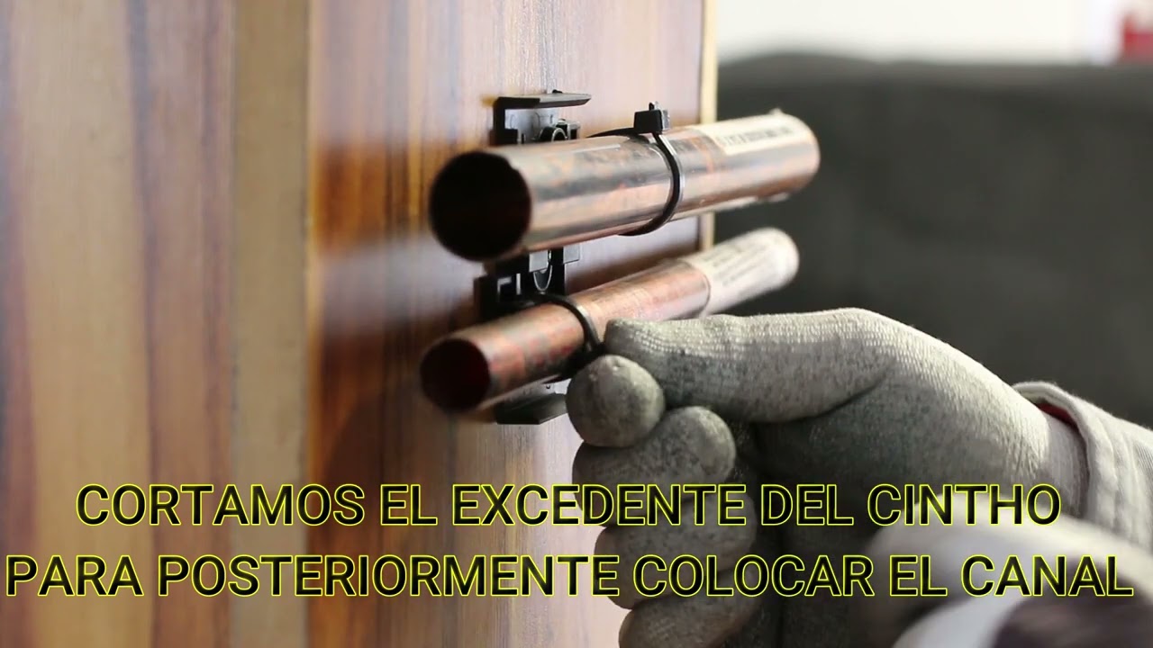COMO INSTALAR UNA CANALETA PARA TUBERIAS TRL THORSMAN