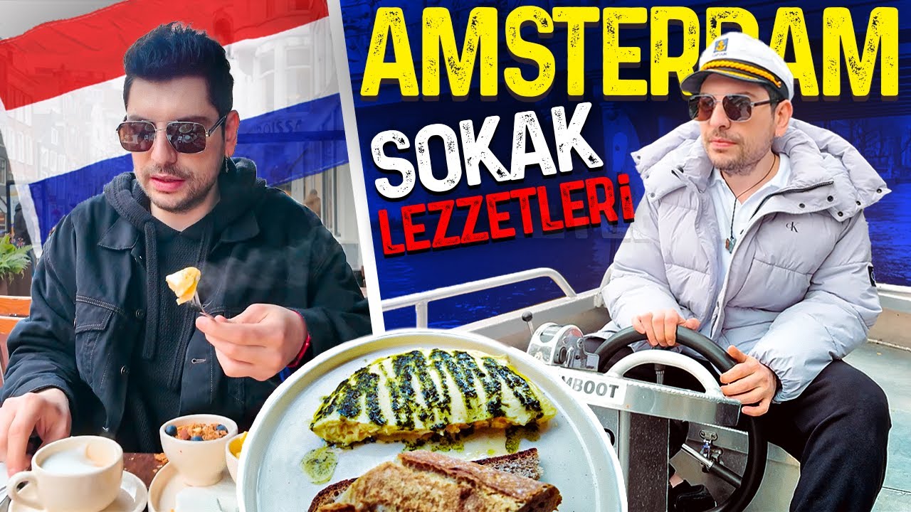 AMSTERDAM SOKAK LEZZETLERİ! (FENA DOLANDIRILDIK)