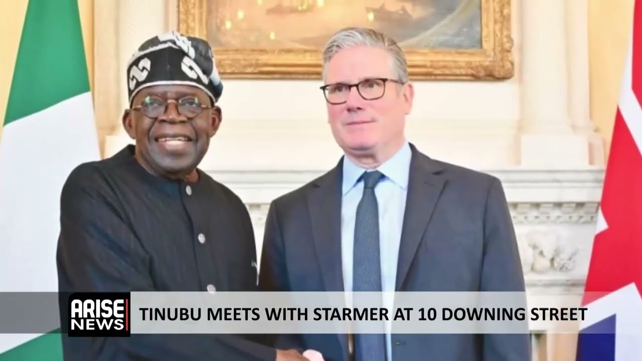 TINUBU ENDS UK TRIP WITH VISIT TO STARMER