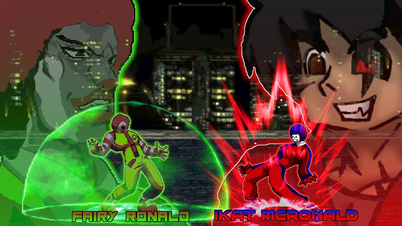 WinM.U.G.E.N.// Fairy Ronald vs Ikat McRonald
