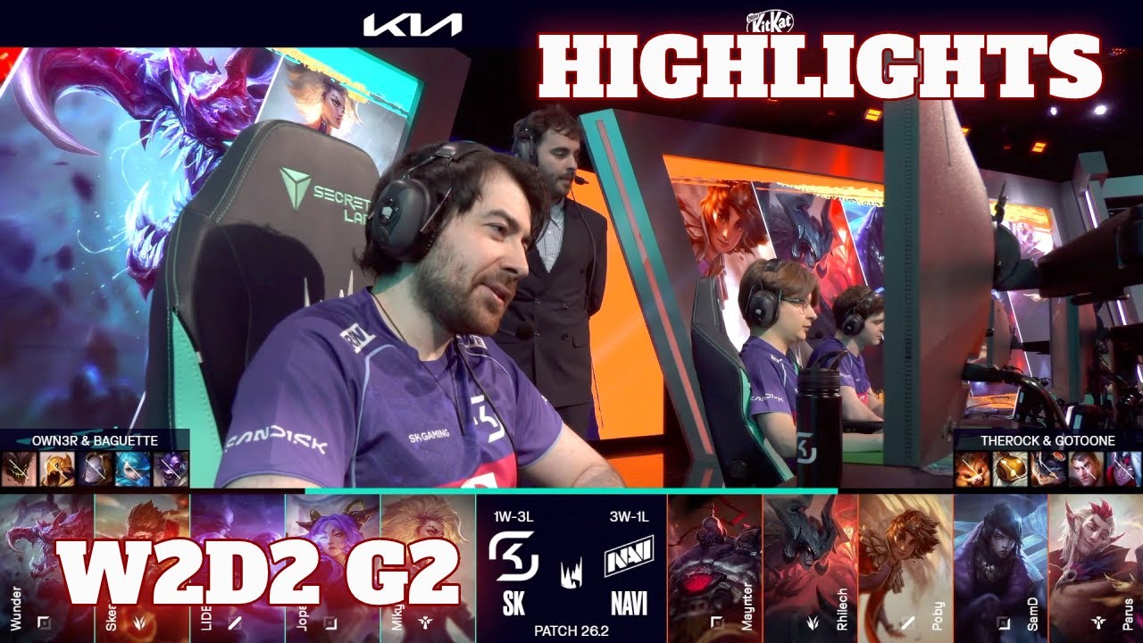 SK vs NAVI - Highlights | Week 2 Day 2 LEC Versus 2026 | SK Gaming vs Natus Vincere W2D2