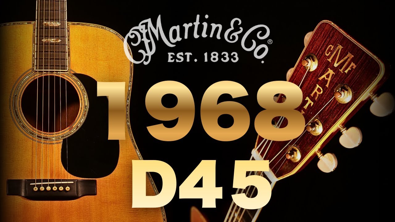 あのニールヤングと同じ1968年製【MARTIN D-45】最上級 柾目ハカランダ エリッククラプトン同年式（完全予約制 名古屋アコギ専門店 オットリーヤギター）