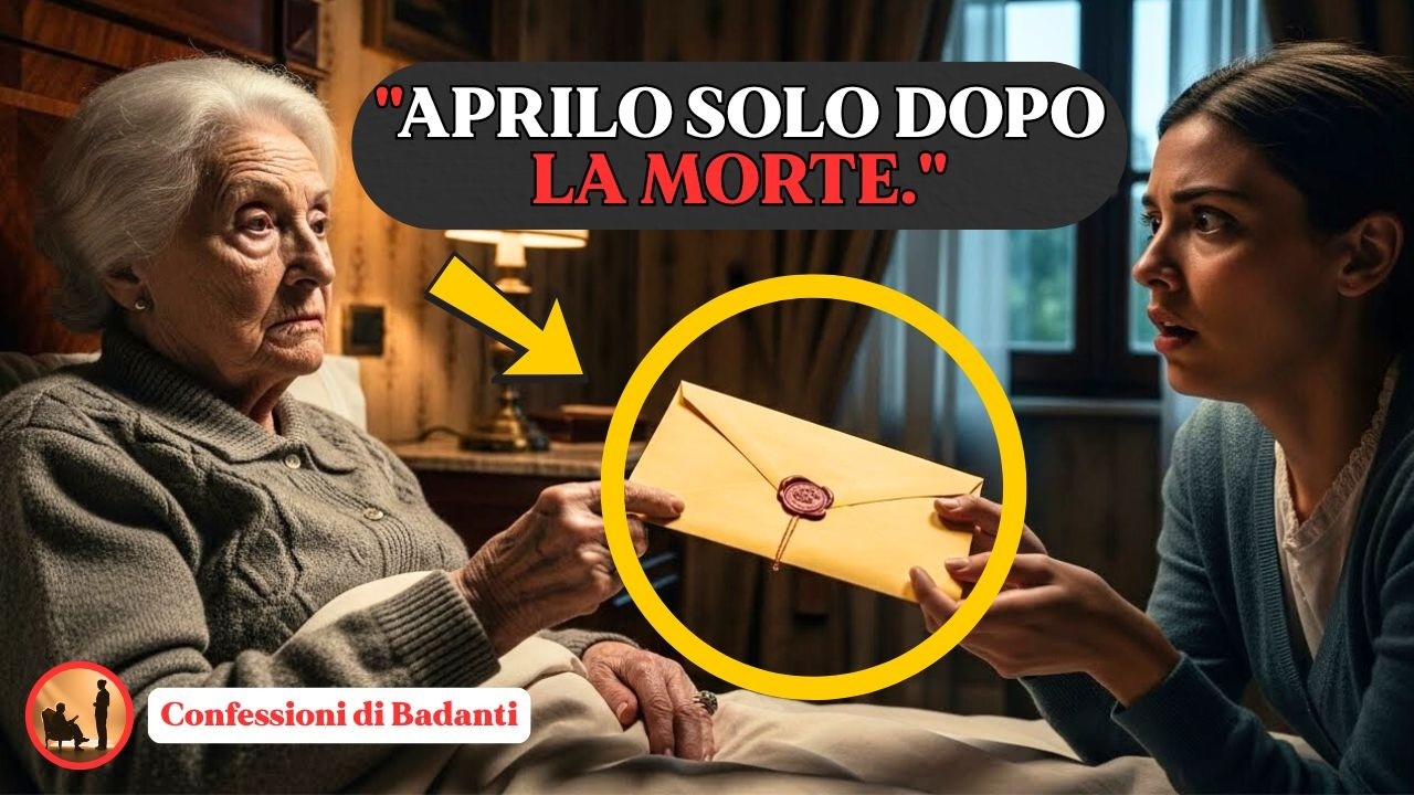 MI DISSE DI LEGGERE LA LETTERA DOPO LA SUA MORTE, MA DI NON DIRE NULLA AI SUOI FIGLI…