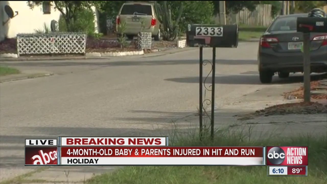 Hit and run accident in Holiday