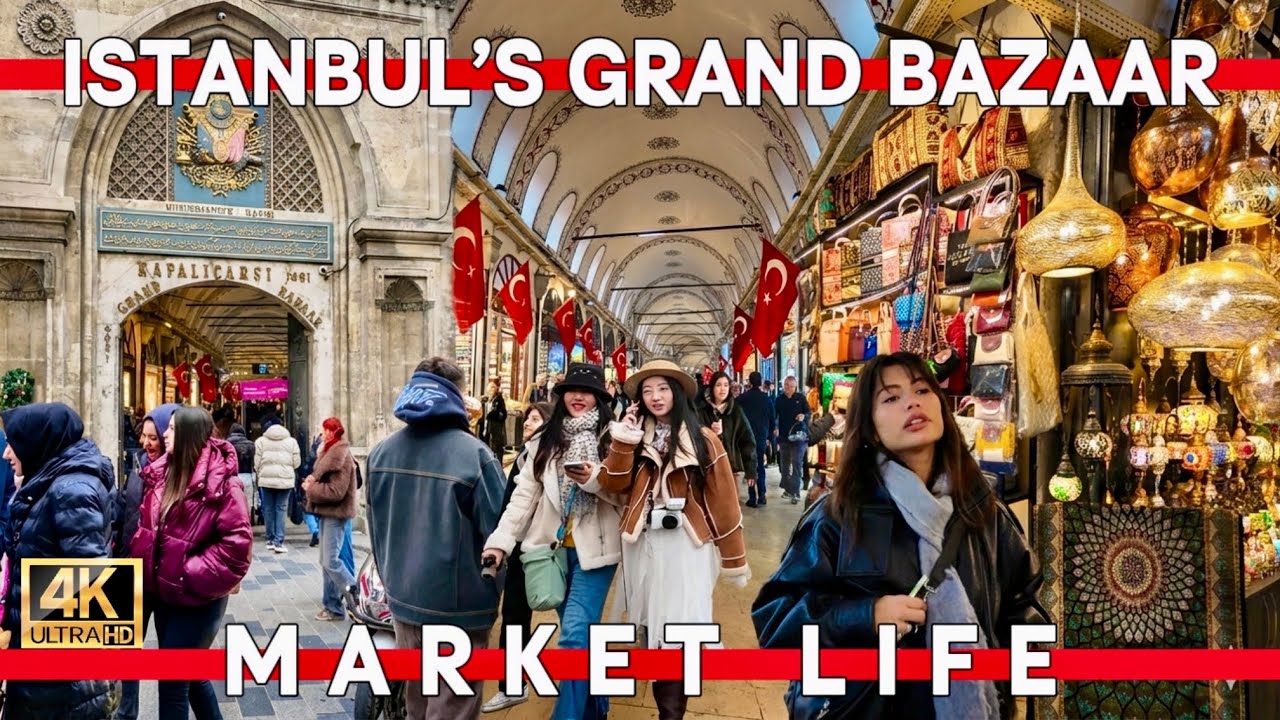 ISTANBUL TURKEY 2026 4K WALKING TOUR | Grand Bazaar Cheap Market & Real Prices