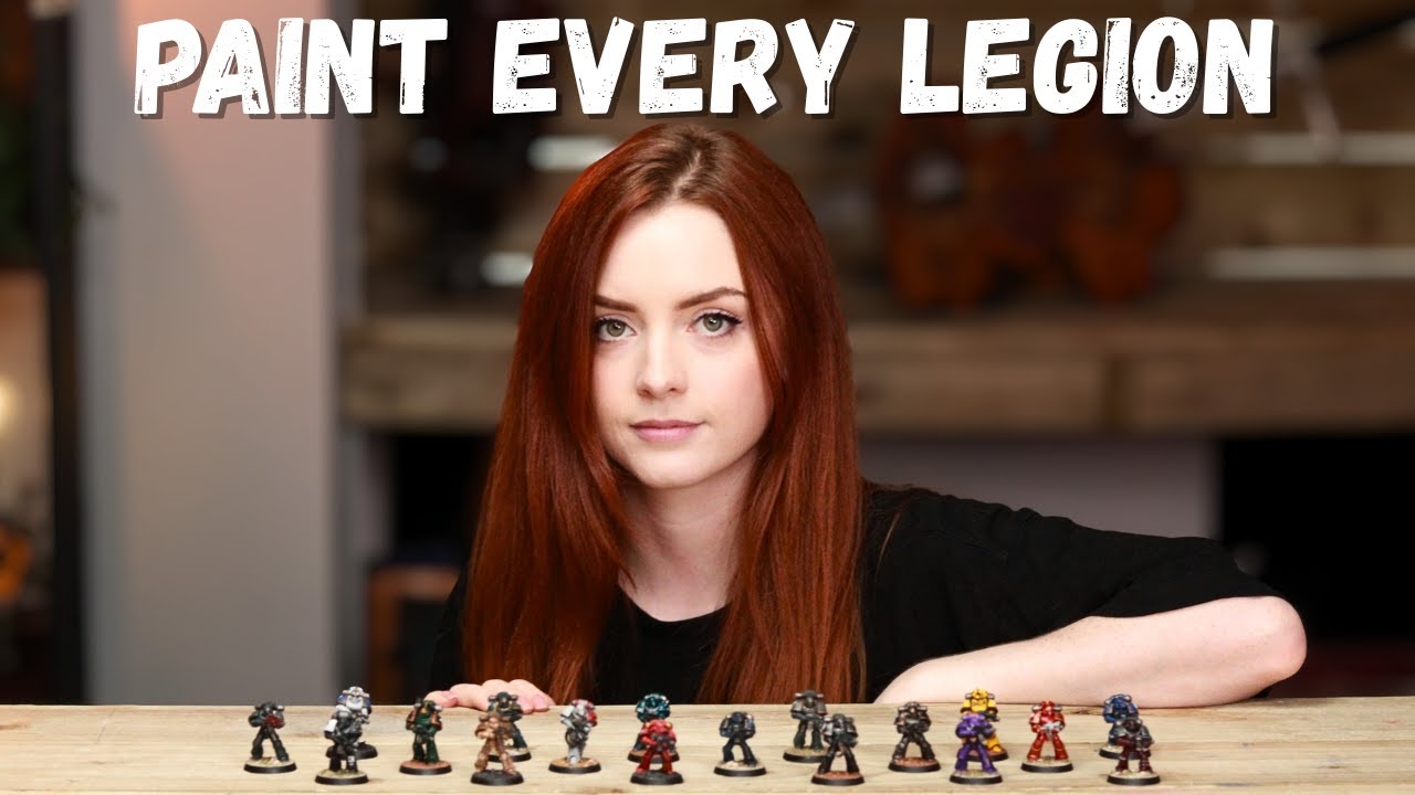 Painting EVERY Space Marine Legion | Warhammer Horus Heresy