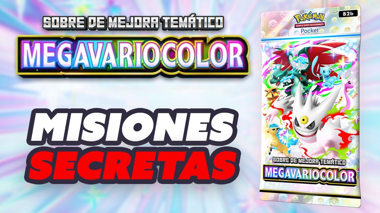 &iexcl;TODAS las MISIONES SECRETAS de MEGAVARIOCOLOR! - Pok&eacute;mon Pocket