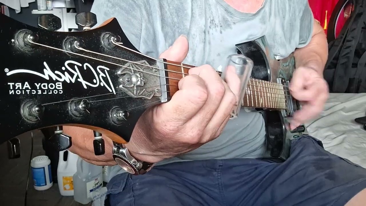 BC Rich Slide Guitar Body Art