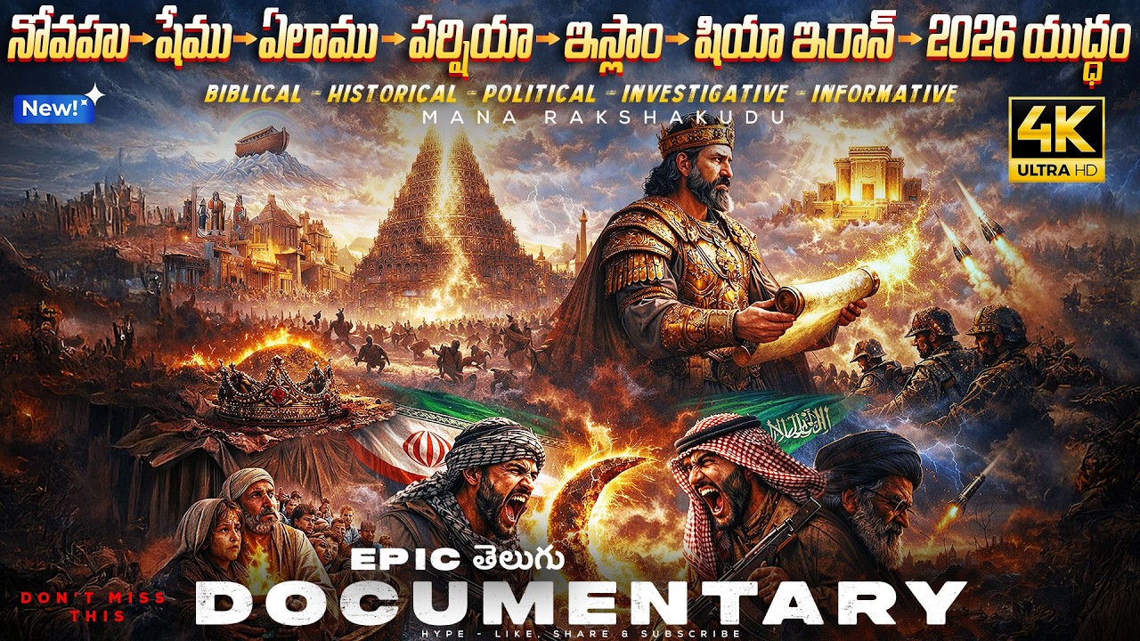 నోవహు నుండి నేటి ఇరాన్ వరకు | Elam, Persia, Iran Biblical Mystery Telugu Documentary |#jesus #bible
