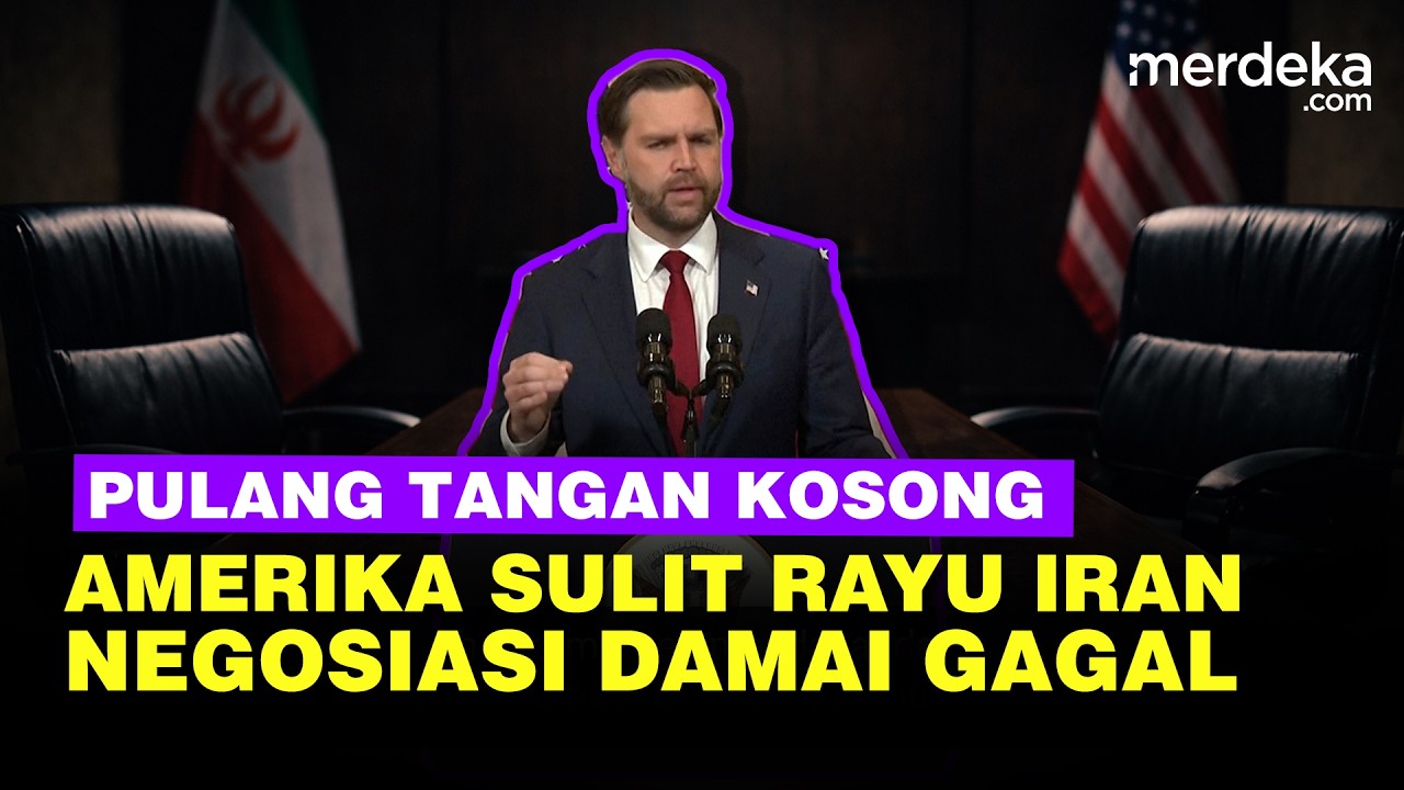 Amerika Memelas Sulit Rayu Iran Gagal Negosiasi Damai, Kecewa Pulang Tangan Kosong