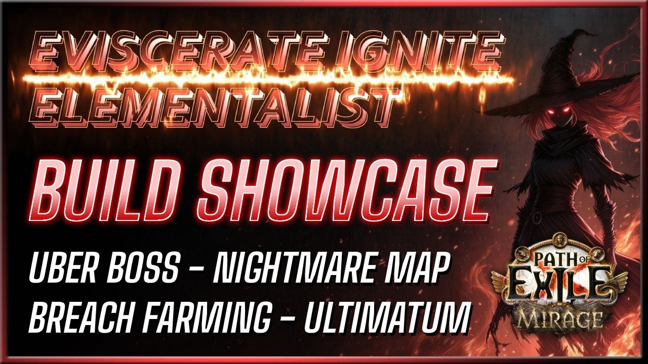 Демонстрация сборки и желаемые улучшения: Поджигание и расчленение элементалиста — PoE 3.28