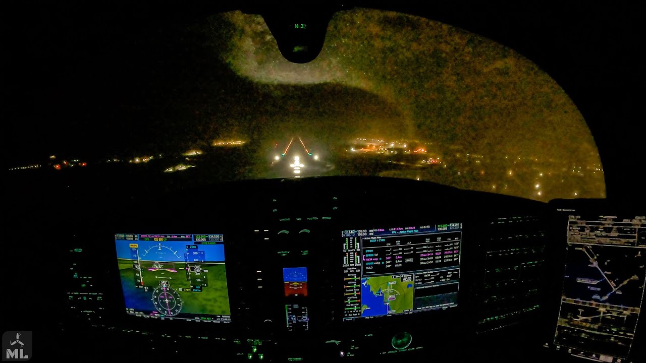 LANDING IN BLOWING SNOW / DA62 Atlantic Ferry Flight