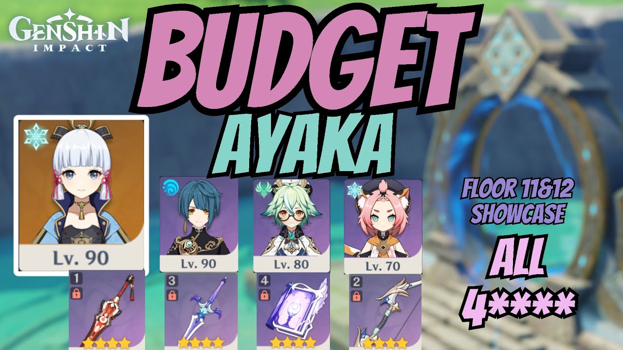 Ayaka's BEST f2p Team Showcase - Floor 11 & 12 Both Halfs | Genshin Impact 2.0