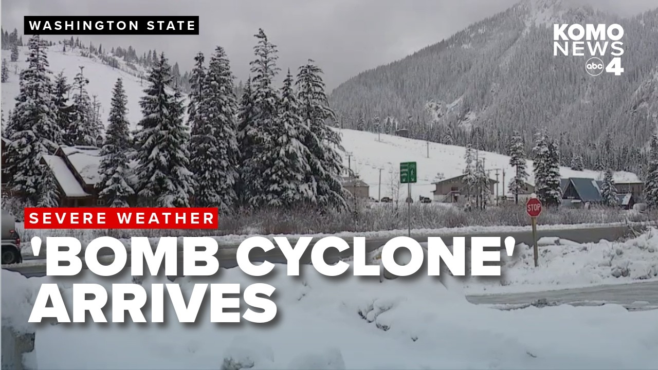 'Bomb cyclone' arrives in the Northwest with damaging winds, rain and snow