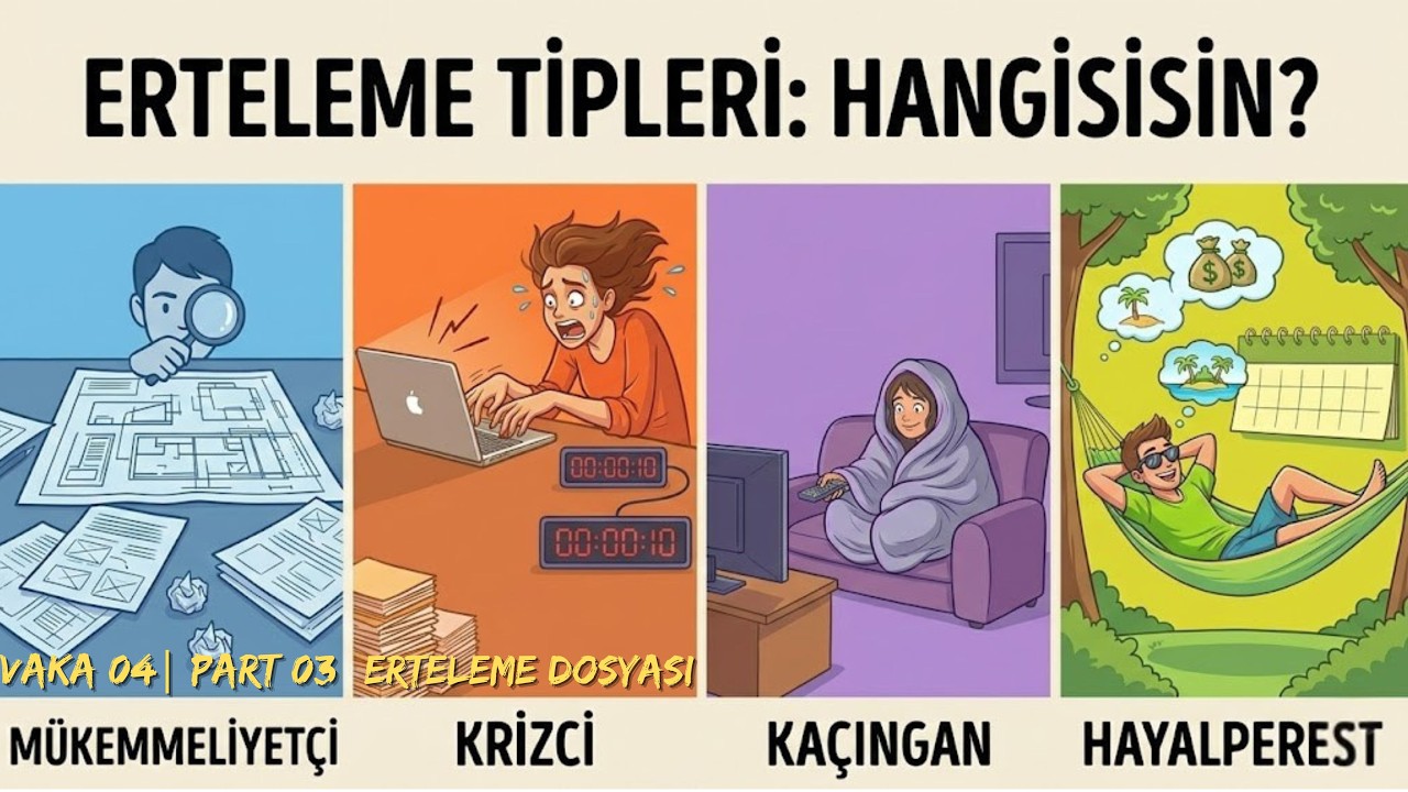 Erteleme Hastalığı: Hangi Erteleyici Tipisin? (4 Karakter Tipi)