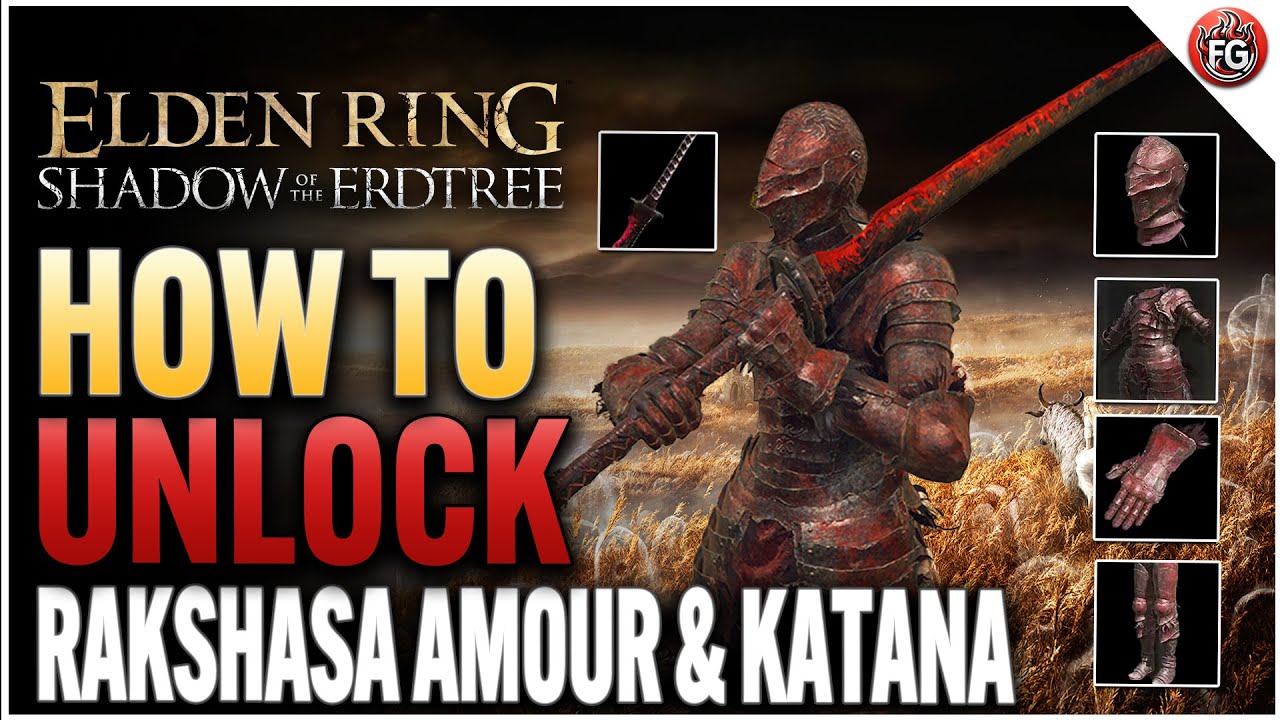 Where to Get Rakshasa Armor Set & Rakshasa Great Katana | Elden Ring: Shadow of the Erdtree