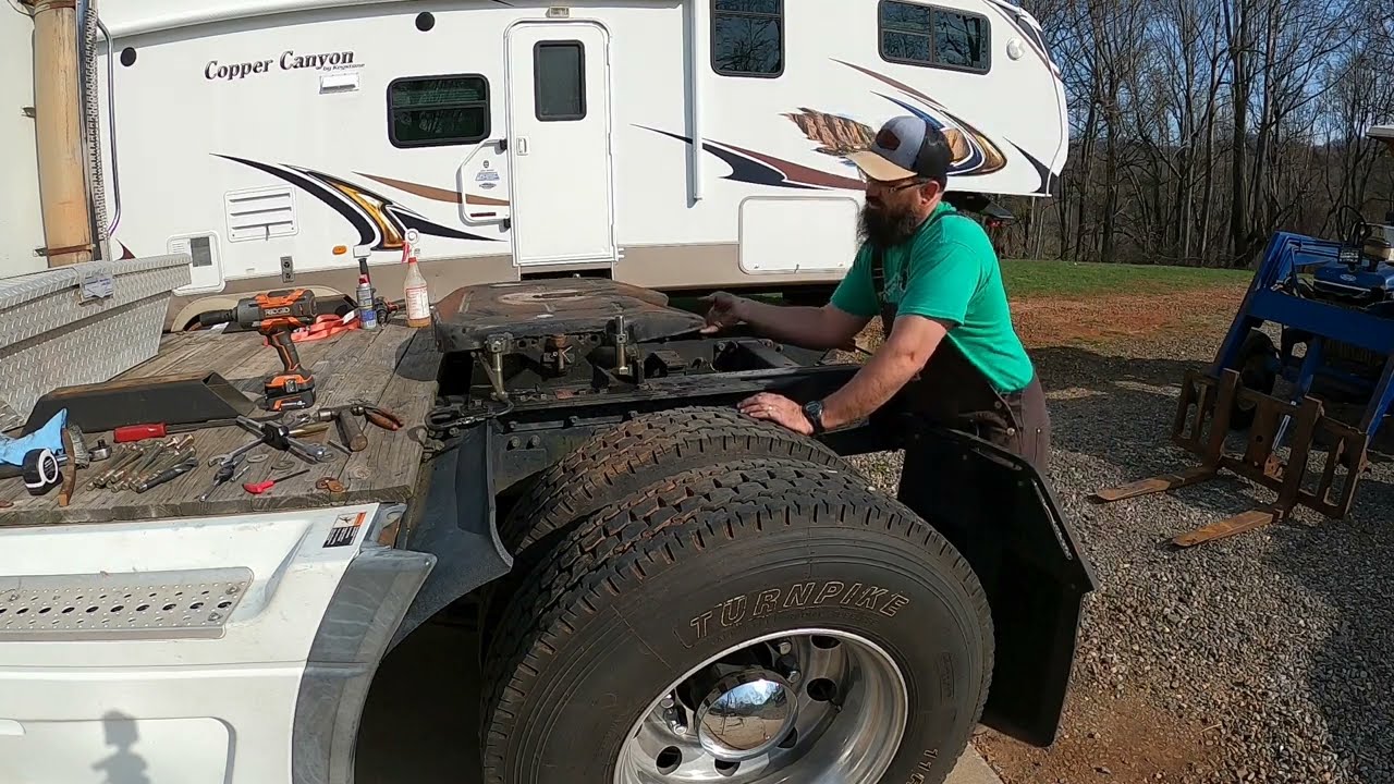 Converting a Commercial Fifth Wheel on a H.D.T. to Tow a Fifth Wheel Camper...