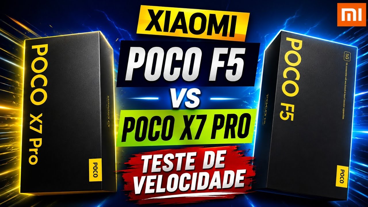 Poco f5 vs poco x7 pro 🙅teste de velocidade 