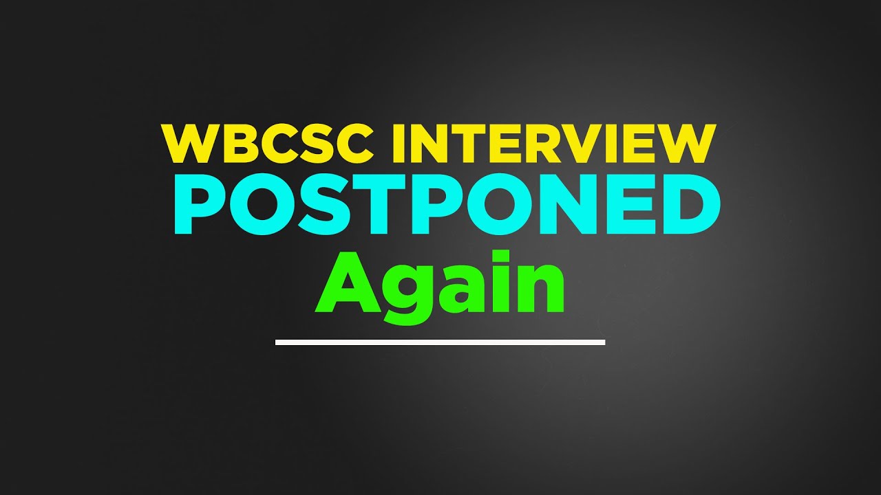 WBCSC New Important Notice @BSG NET SET Classes​