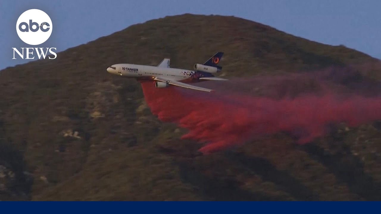 Firefighter pilots play key role in stopping LA wildfires