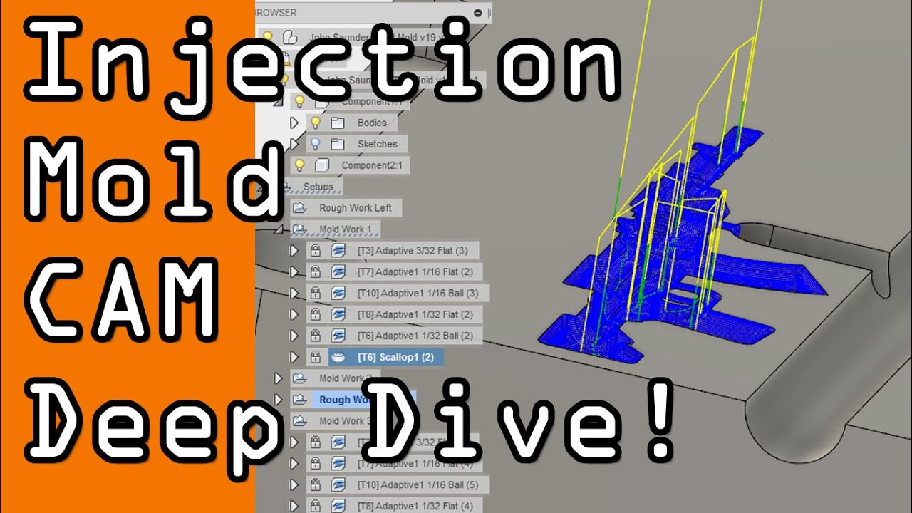Fusion 360 Injection Mold CAM Deep Dive!