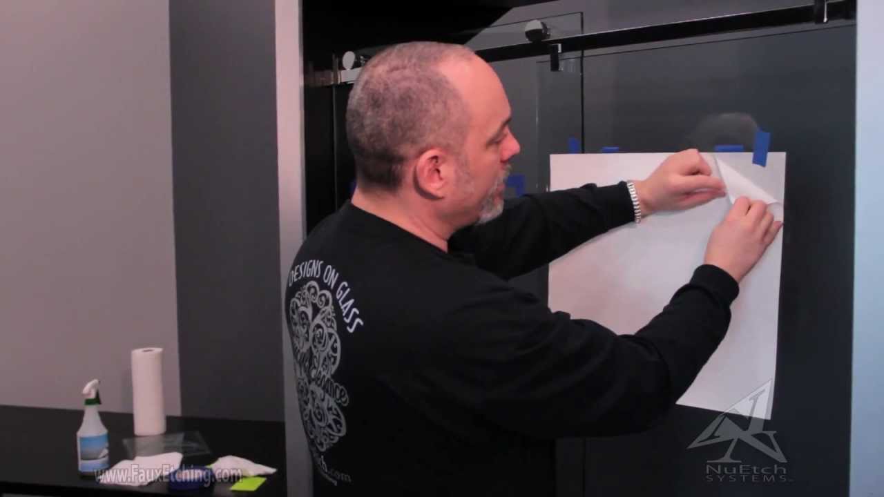 DIY - How To Apply Faux Glass Etching