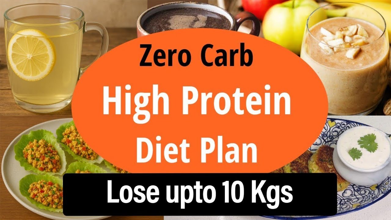 Zero Carb High Protein Diet Plan For Fast Weight Loss | Lose 10 Kgs In 10 Days | Eat more Lose more