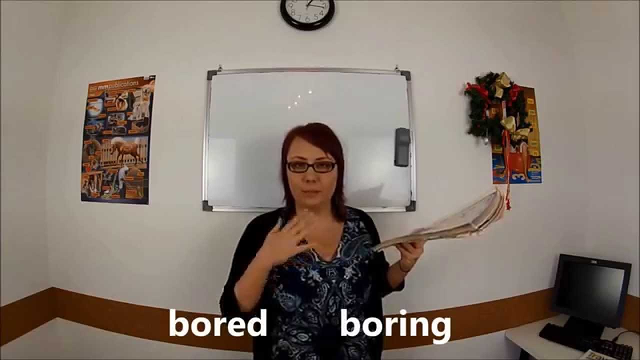 Mi a különbség az -ing és az -ed végződésű melléknevek között?